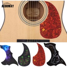 Zhuxi Shop B Acc-Gp-04 Stili Folk Akustik Gitar Pickguard Pick Guard Sticker Çizik Plakası Için Gitar Aksesuarları R64MM 1 Adet (Yurt Dışından)