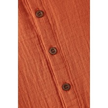 Petit Coral Unisex Çocuk Müslin Uzun Kollu Romper