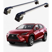 Thunder Lexus Nx 2015-2021 Trx2 Thunder Carrier Kilitli Ara Atkı Taşıyıcı Tavan Barı Gri