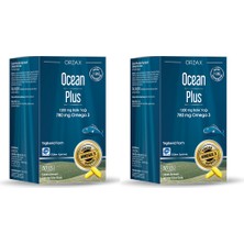Ocean Orzax Plus 1200 Mg Balık Yağı 780 Mg Omega 3 | 50 Kapsül (2 Adet)