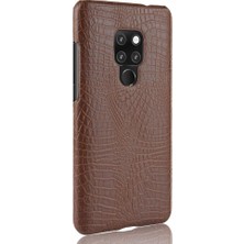 Colorful Shop Huawei Mate 20 Için Şık Klasik Durumda Klasik Timsah Moda Anti (Yurt Dışından)