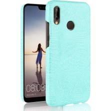 Colorful Shop Huawei P20 Lite Klasik Timsah Moda Anti Için Şık Klasik Durumda (Yurt Dışından)