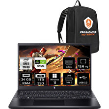 Acer Nitro V 15 Intel Core I5 13420H 24GB 1tb SSD RTX3050/6GB 144Hz 15.6" Fhd W11P Taşınabilir Bilgisayar NH.QNCEY.002 & Per4 Çanta NHQNCEY002P393