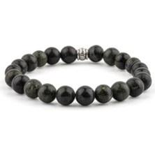 Zeynep Büyükbay Serpantin Doğal Taş Bileklik (8mm Küre Kesim)