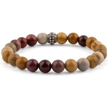 Zeynep Büyükbay Jasper Doğal Taş Bileklik (6mm Küre Kesim)