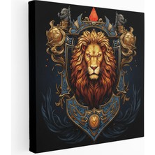 Painted Anarchy Hanedan Arması Kanvas Tablo, 30X30 cm