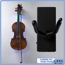 Zhuxi Shop B Gitar Kanca Stili Arka Işık Keman Viyola Çello Standı Duvar Monte LED Askı Keman Bow Askısı Elektrikli Keman Tutucu ve Gitar Kanca Parça Aksesuarları (Yurt Dışından)