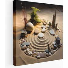 Painted Anarchy Zen Bahçesi Kanvas Tablo