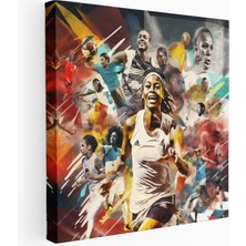 Painted Anarchy Sporun Ruhu Kanvas Tablo, 30X30 cm