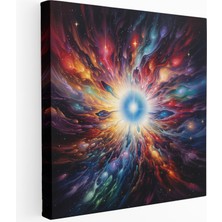 Painted Anarchy Göksel Psychedelic Kanvas Tablo, 30X30 cm