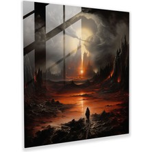 Painted Anarchy Yüzüklerin Efendisi Cam Baskı