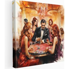Painted Anarchy Casino Royale Kanvas Tablo, 30X30 cm