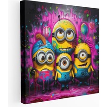 Painted Anarchy Minionlar Kanvas Tablo
