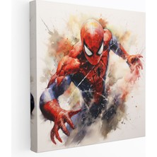 Painted Anarchy Örümcek Adam Suluboya Kanvas Tablo