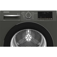 Grundig Gpdh 9644 9 kg A++ Gri Kurutma Makinesi