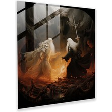 Painted Anarchy Yüzüklerin Efendisi Cam Baskı