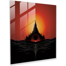 Painted Anarchy Yüzüklerin Efendisi Cam Baskı