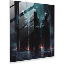 Painted Anarchy Yüzüklerin Efendisi Cam Baskı