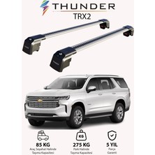 Thunder Chevrolet Tahoe 2015-2020 Trx2 Thunder Carrier Kilitli Ara Atkı Taşıyıcı Tavan Barı Siyah