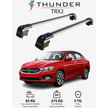 Thunder Dodge Neon 2015-SONRASI Trx2 Thunder Carrier Kilitli Ara Atkı Taşıyıcı Tavan Barı Gri