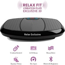 Relax Fit Exclusive 3D Vibration Plate Titreşimli Spor Egzersiz Fitness Aleti Cihazı