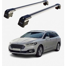 Thunder Ford Mondeo Estate 2015-SONRASI Trx2 Thunder Carrier Kilitli Ara Atkı Taşıyıcı Tavan Barı Siyah