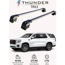 Thunder Gmc Yukon 2015-2020 Trx2 Thunder Carrier Kilitli Ara Atkı Taşıyıcı Tavan Barı Siyah