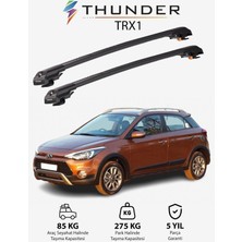 Thunder Hyundaı I20 Actıve 2015-SONRASI Trx1 Thunder Carrier Kilitli Ara Atkı Taşıyıcı Tavan Barı Siyah