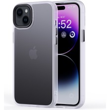 Forestl Digital Iphone 15 Telefon Kılıfı Için Tpu+Pc Çarşı Karşıtı Kapak Matte Beyaz (Yurt Dışından)