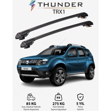 Thunder Renault Duster 2014-2017 Trx1 Thunder Carrier Kilitli Ara Atkı Taşıyıcı Tavan Barı Gri