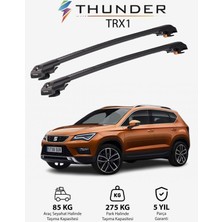 Thunder Seat Ateca 2016-SONRASI Trx1 Thunder Carrier Kilitli Ara Atkı Taşıyıcı Tavan Barı Siyah