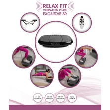 Relax Fit Exclusive 3D Vibration Plate Titreşimli Spor Egzersiz Fitness Aleti Cihazı