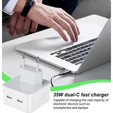 Vothoon USB Portu Hızlı Şarj Aleti Taşınabilir Pd 3.0 35W Cep Telefonu Şarj Adaptörü Usb-C Port