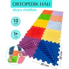 Ortohalı 10 Modüllü Ortopedik Halı Çocuk Duyu Matları Puzzle Çocuk Masaj Halıları OH101