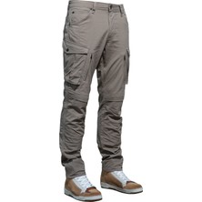 The Biker Jeans Truva Cargo Beige Korumalı Motosiklet Pantolonu