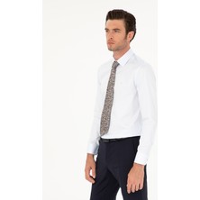 Cacharel Erkek Açık Mavi Slim Fit Pamuk Klasik Gömlek 50285570-VR003