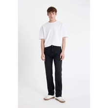 DeFacto Sergio Regular Fit Normal Kalıp Normal Bel Boru Paça Jean Pantolon W6868AZ24AU