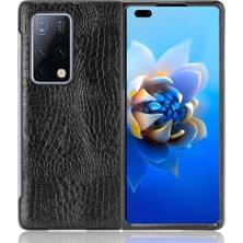 SZY Market Huawei Mate X2 Klasik Timsah Moda Anti Için Şık Klasik Durumda (Yurt Dışından)