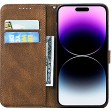 SZY Market Kart Yuvası Standı Kickstand Koruyucu ile IPhone 16 Pro Max Için Flip Case (Yurt Dışından)