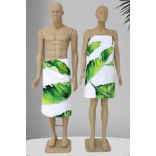 Airycot Plaj Havlusu Tropical Leaves
