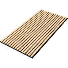 Özbir Mdf Akustik Panel 100X280 Safir Meşe Ahşap Duvar Paneli