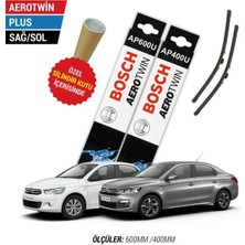 Bosch Citroen C-Elysee Silecek Seti (2012-2021) Bosch Aerotwin Plus
