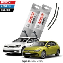Bosch Volkswagen Golf 7/7.5/8 2014 Model Bosch Aeroeco Muz Silecek Takımı