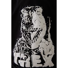 Mackays Erkek Siyah Dinozorlu Tshirt