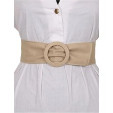ZR Accessory Yumuşak Suni Deri Tokalı Kadın Pantolon Kemeri, Ceket Kemeri, Elbise Kemeri, Gömlek Kemeri
