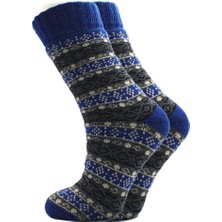 Kardeşler Çorap Kadın Lambswool Yün Kışlık Kalın Soket Çorap 6'Lı Paket