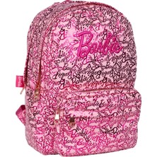 Wiggle Barbie Büyük Boy 4 Bölmeli Cepli Çocuk Okul Sırt Çantası Pudra Pembe