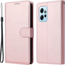 LR Joyful Xiaomi Redmi Note 12 4g Tam Koruma Pu Deri Çevirme Tasarım Telefon Kapağı (Yurt Dışından)