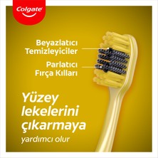 Colgate 360 Charcoal Gold Çok Yönlü Koruma Yumuşak Diş Fırçası x 2 Adet + Diş Fırçası Kabı