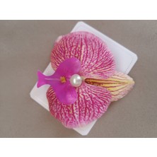 Efna Store Orkide Çiçeği Aloha Model Pastel Trend Renkler Pens Toka(1 Adet)
